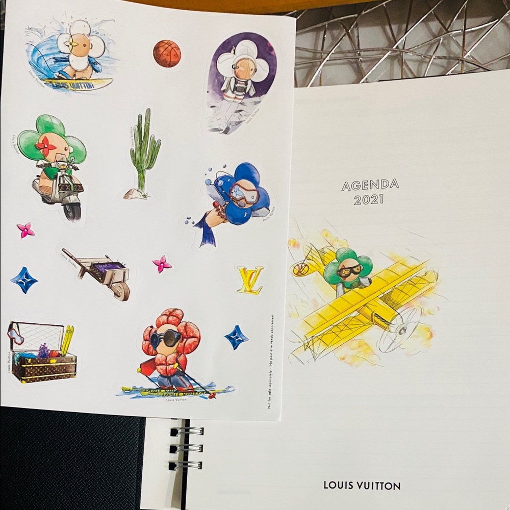 ❌❌SOLD❌❌Louis Vuitton Sticker Sheet & Box